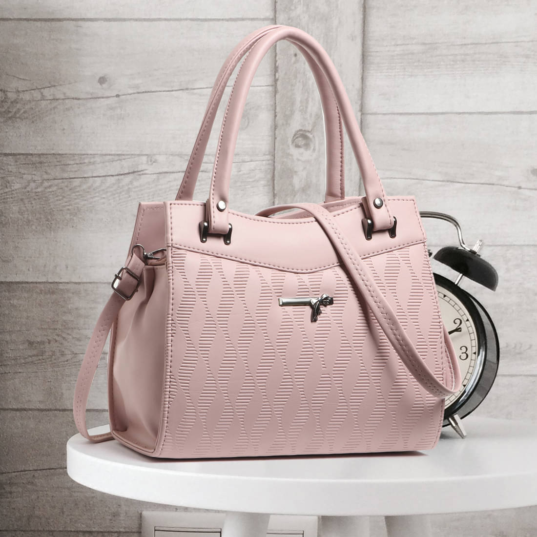     			Reprox Hobo Bag PU Set of 1 ( Pink )