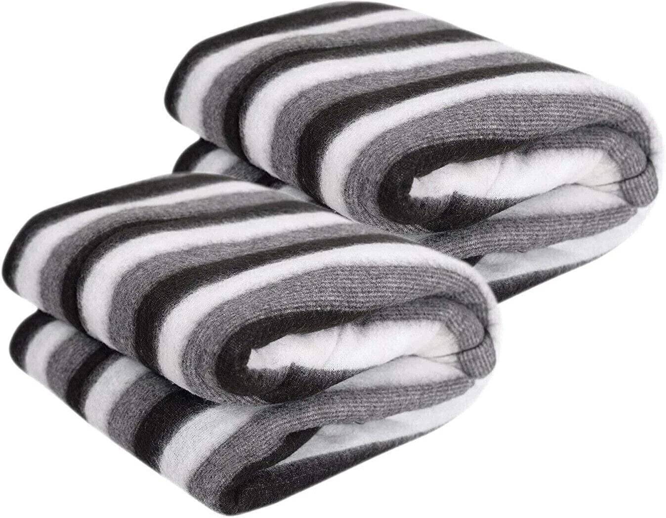     			Sweep Fleece Solid Single Bed Blanket ( 220 cm x 150 cm ) - Multi ( Pack of 2 )