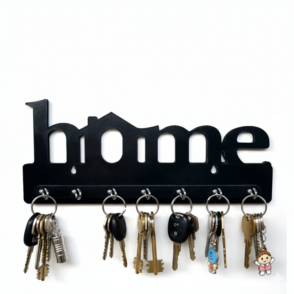 WOXOUR ENTERPRISE Black Wood Keychain - Pack of 1 WOXOUR ENTERPRISE Black Wood Keychain - Pack of 1