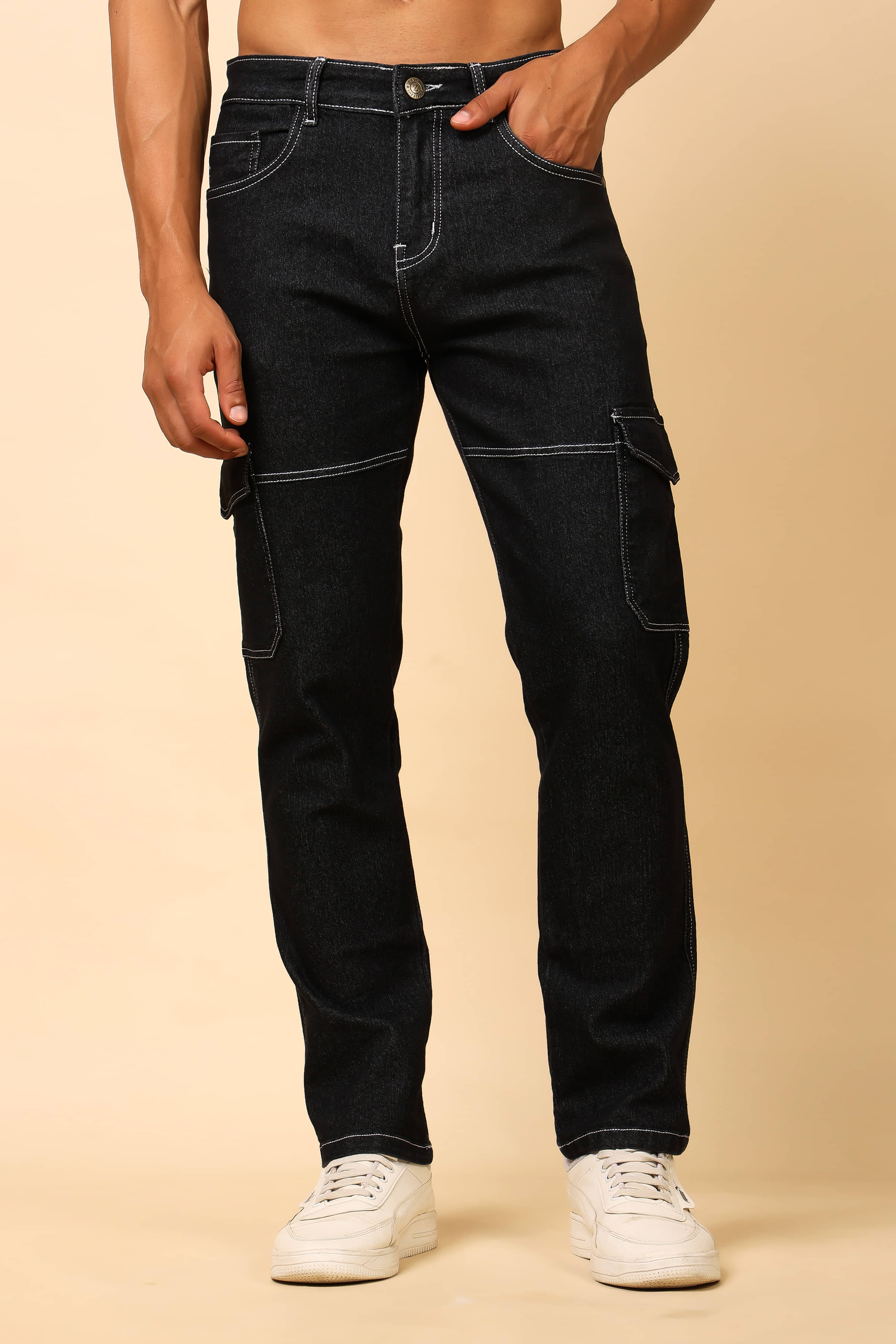 ZAYSH Men's Jeans - Grey ( Pack of 1 ) - Jeans | Buy online on ZillyBuy