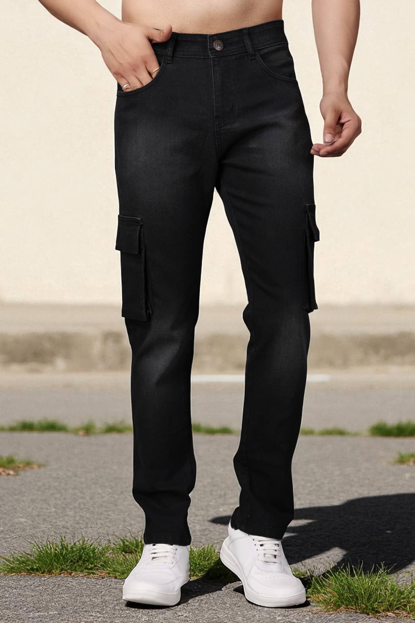 ZAYSH Men's Jeans - Black ( Pack of 1 ) - Jeans | Buy online on ZillyBuy