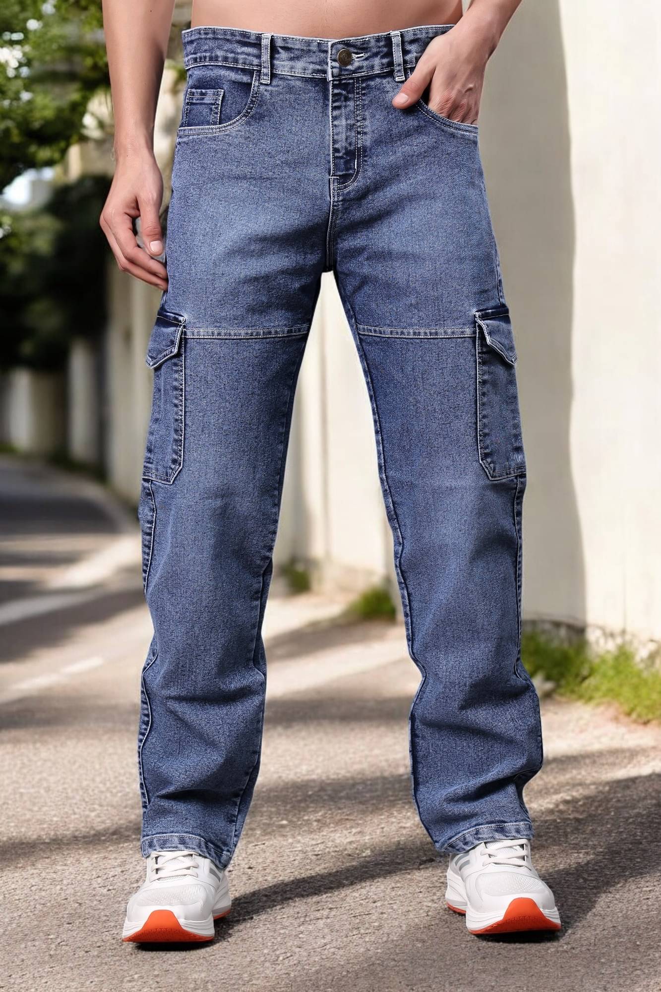     			ZAYSH Regular Fit Cargo Men's Jeans - Blue ( Pack of 1 )