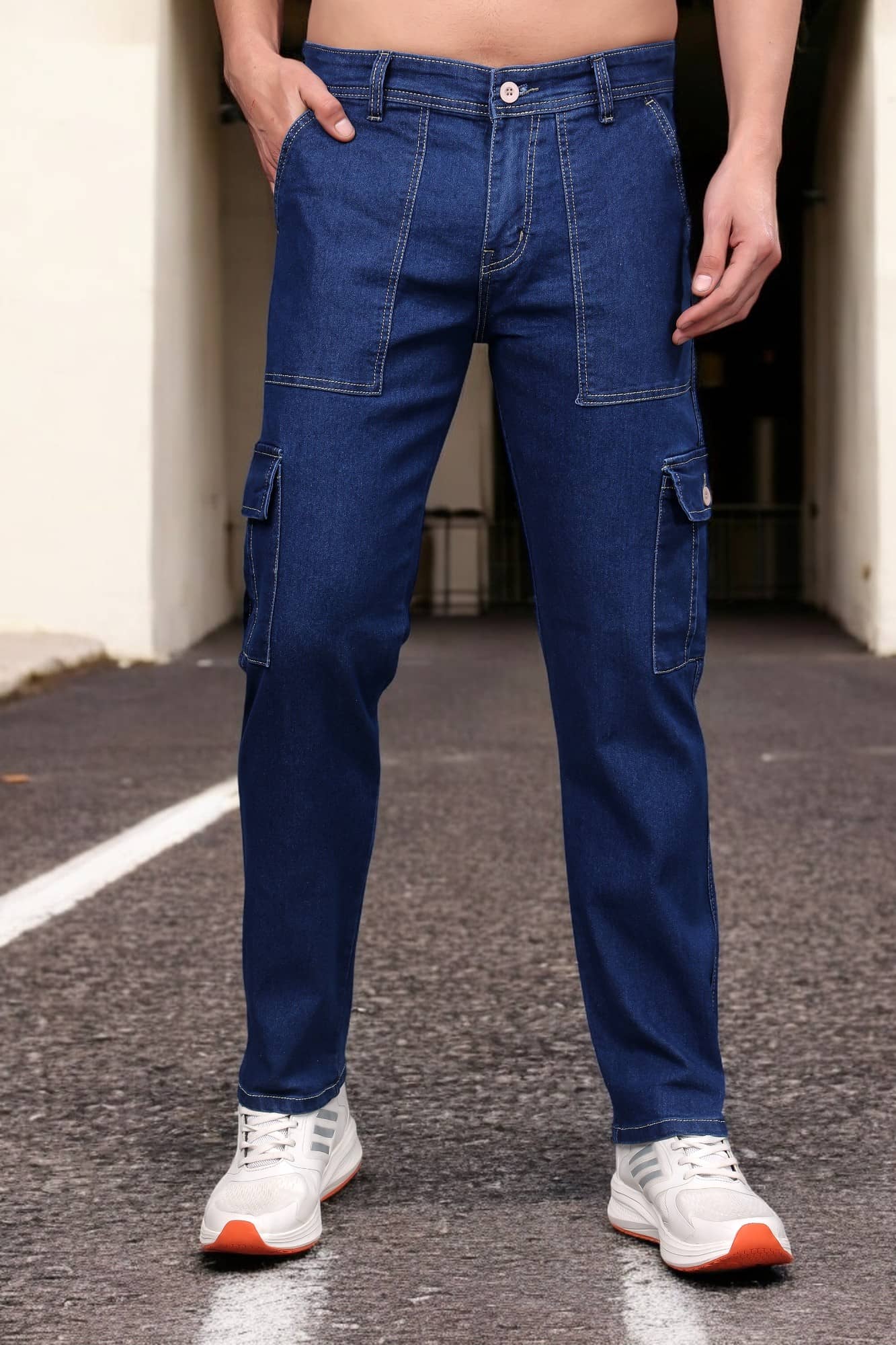 ZAYSH Men's Jeans - Blue ( Pack of 1 ) - Jeans | Buy online on ZillyBuy
