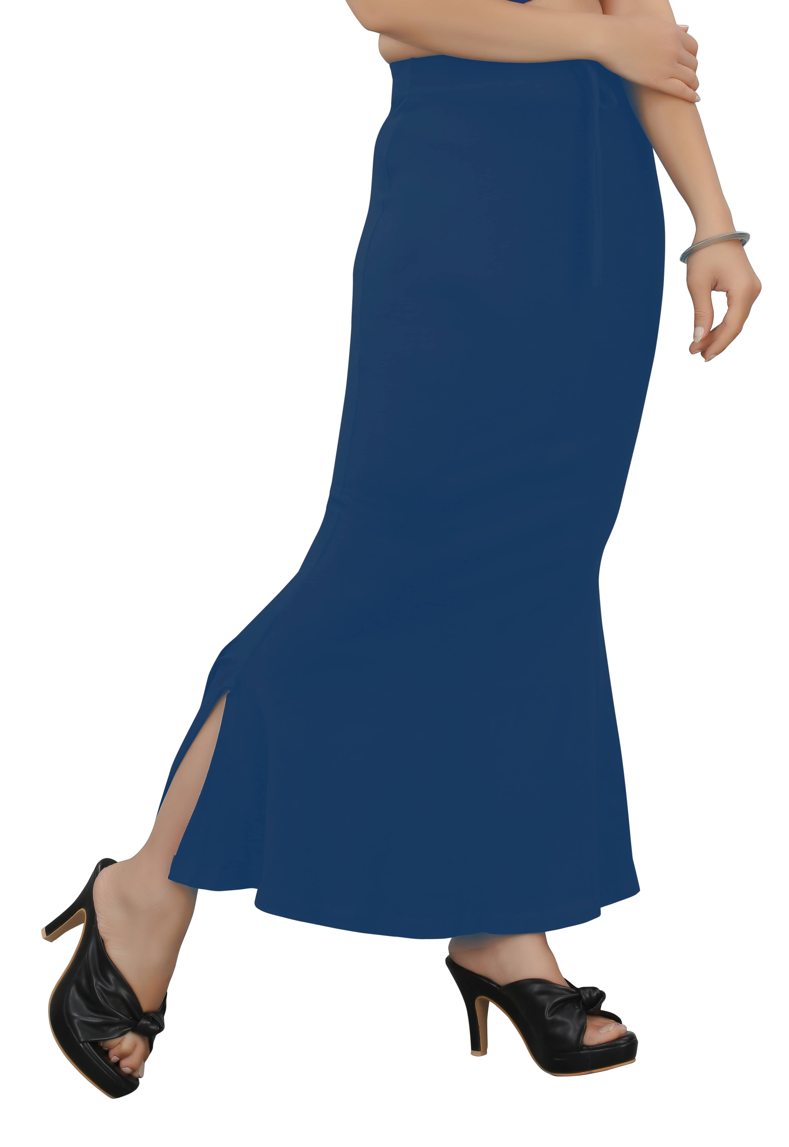     			ANAND. Lycra Petticoat ( Blue , Pack of 1 )