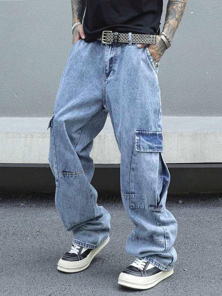     			ARBIA FUNKI Regular Fit Cargo Men's Jeans - Light Blue ( Pack of 1 )