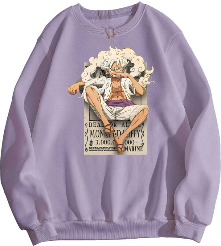     			Absolute Defense Fleece Round Neck Men's Sweatshirt - Lavender ( Pack of 1 )