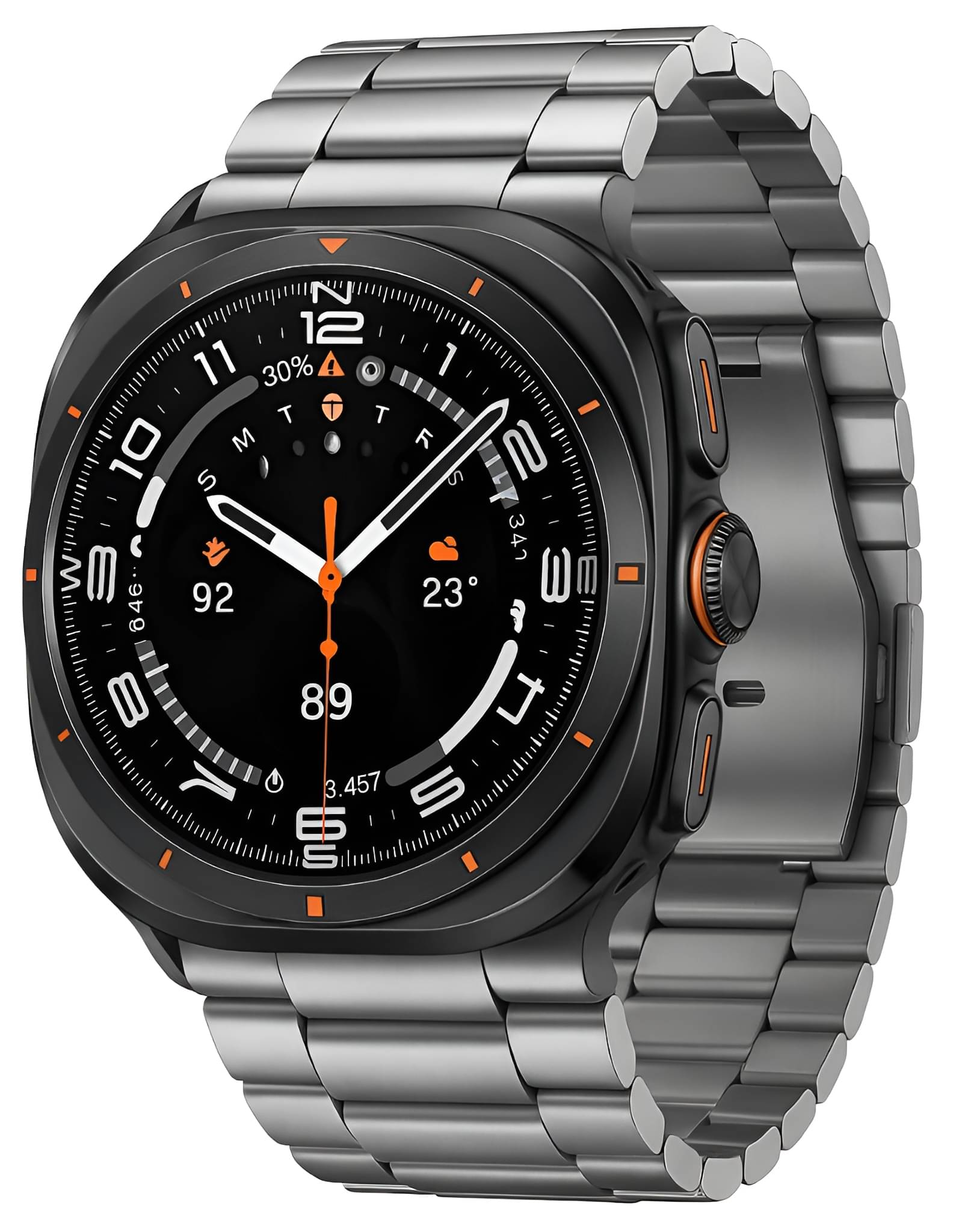     			COREGENIX SAMSUN ULTRA IPS LCD Bluetooth Calling Smart Watch with Metal Strap Upto 1-2 days Backup ( Silver )