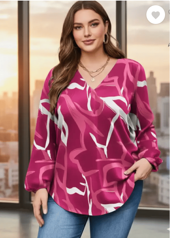 HF WARD Women's Cotton Regular Top ( Pink )