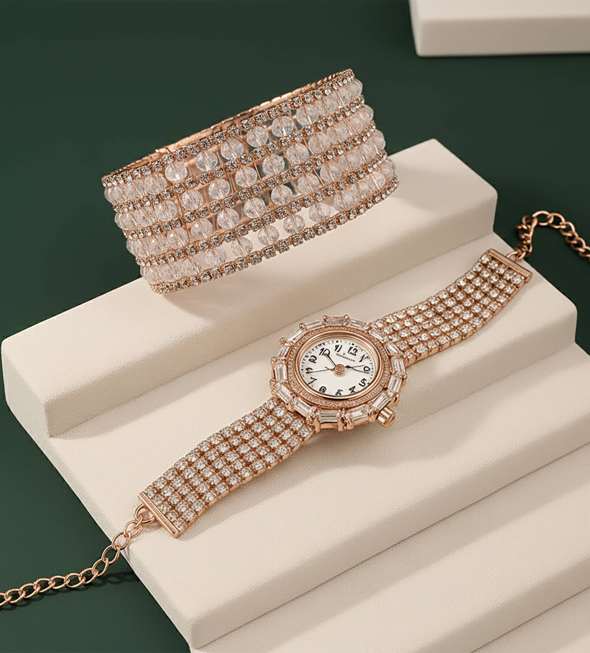 KRIMO Rose Gold Bracelet ( Pack of 2 ) KRIMO Rose Gold Bracelet ( Pack of 2 )