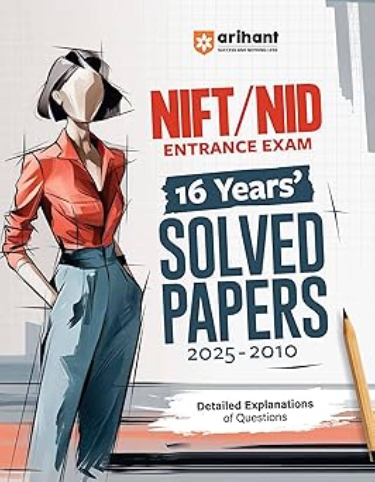     			NIFT/NID Entrance Exam 2026 16 Years’ Solved Papers (2025–2010)