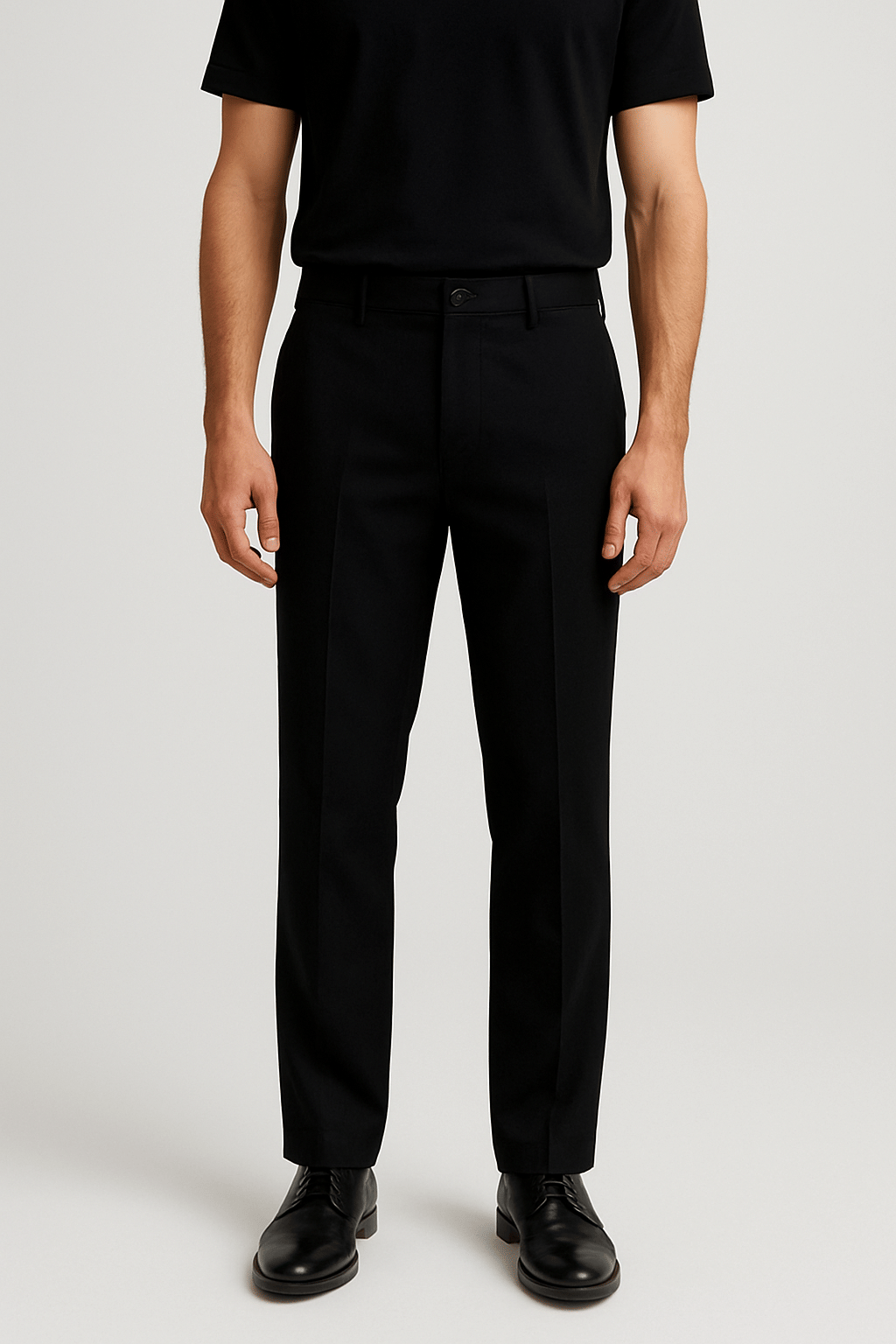     			PANCHVATI CREATION Regular Men's Formal Trouser - Black ( Pack of 1 )