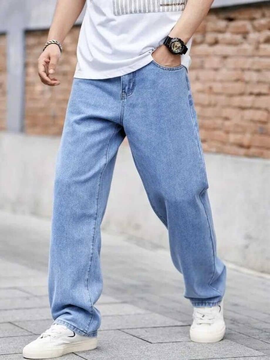 PODGE Clean Look Men's Jeans - Light Blue ( Pack of 1 ) - Jeans | Buy online on ZillyBuy