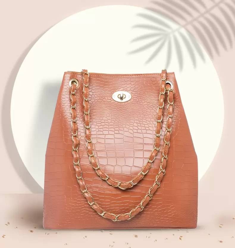     			Sagiron Sling Bag Artificial Leather Set of 1 ( Tan )