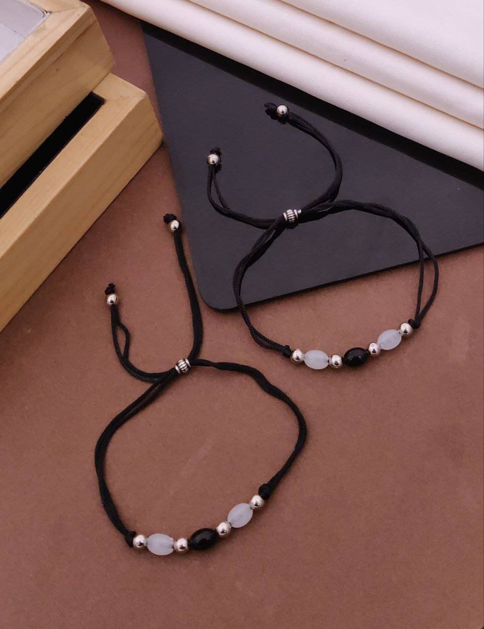     			Shivay Fashion  hub Silver Anklets ( Pack of 2 )