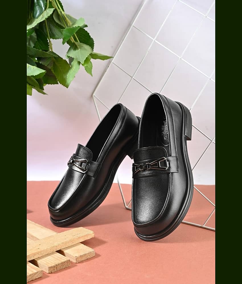 Sir Corbett Black Women's Loafers - Casual Shoes | Buy online on ZillyBuy
