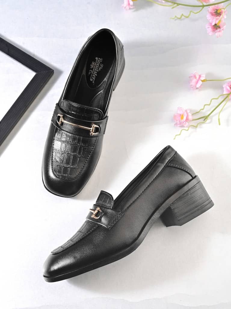 Sir Corbett Black Women's Loafers - Casual Shoes | Buy online on ZillyBuy