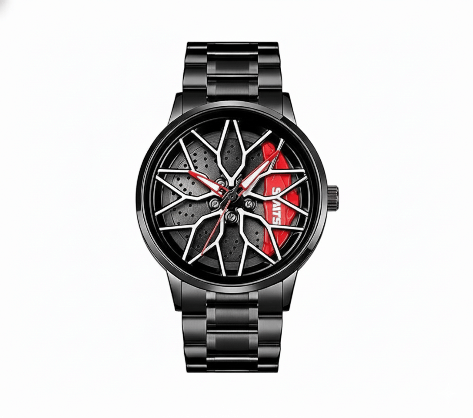 Svats Black Stainless Steel Analog Men's Watch