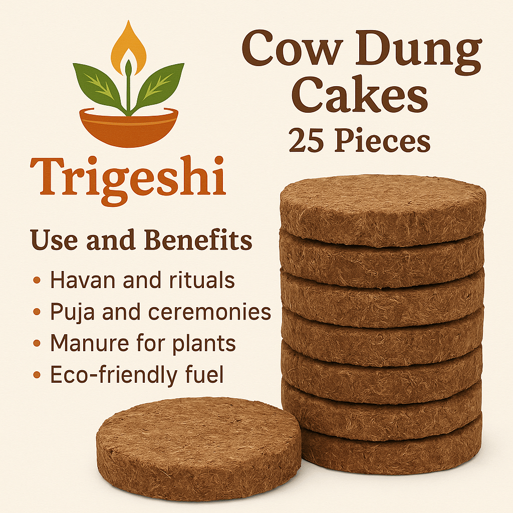     			trigeshi Cow Dung Cake no ( Pack of 1 )