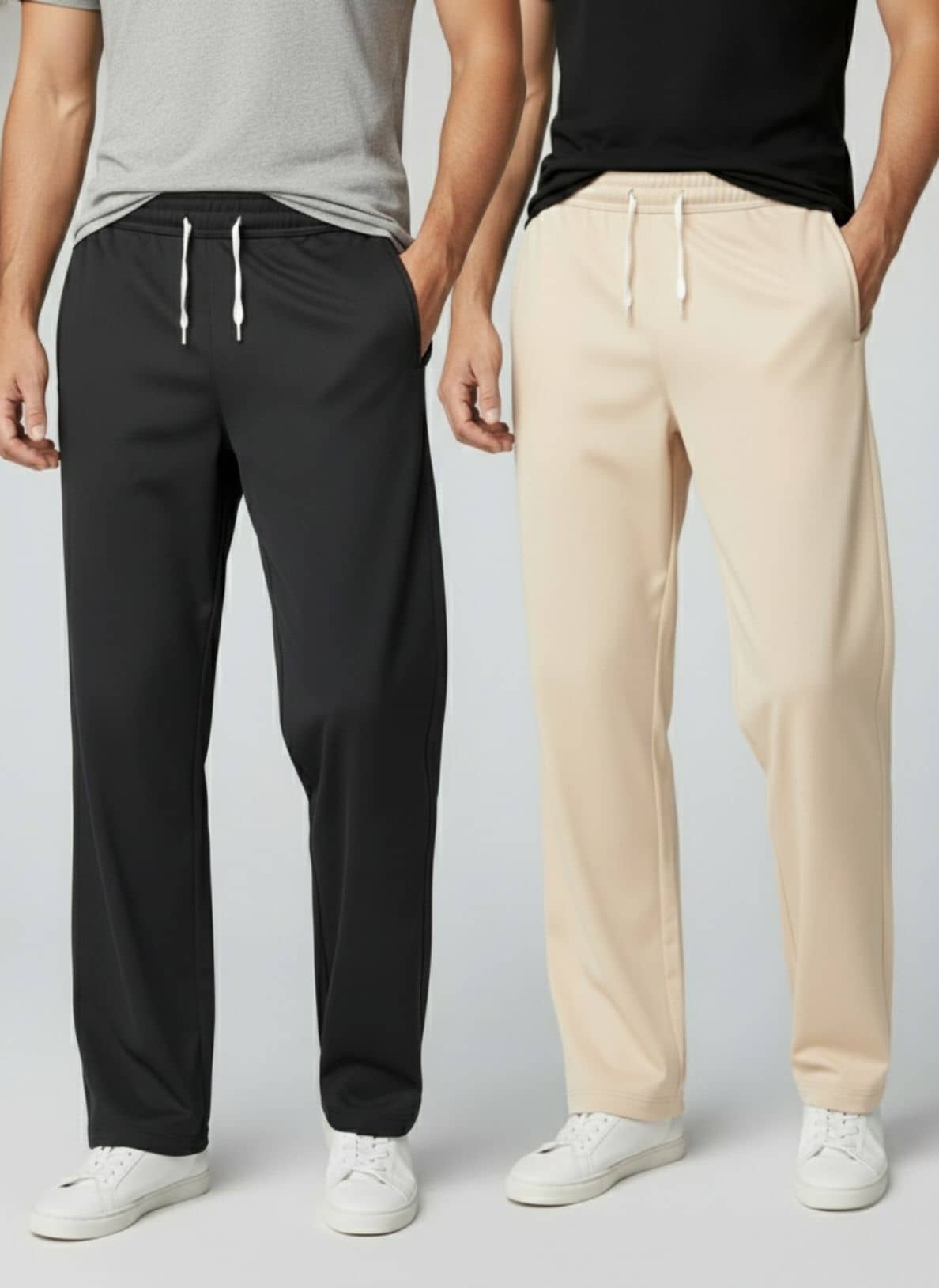INDICLUB Black Cotton Blend Men's Trackpants ( Pack of 1 ) - Track Pants | Buy online on ZillyBuy