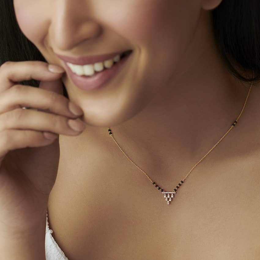 MGSV Golden Mangalsutra ( Pack of 1 )