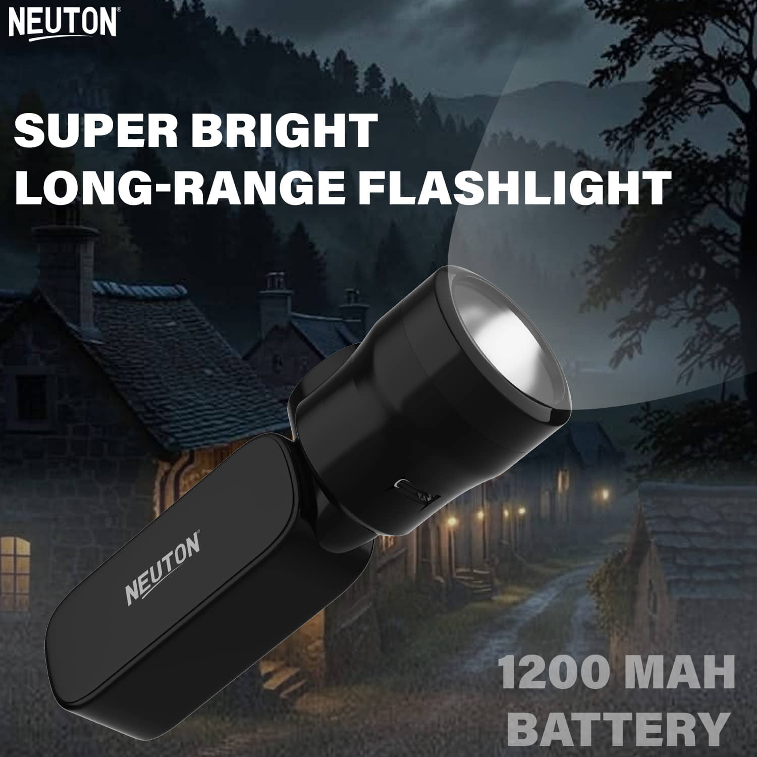 NEUTON PRO - 20W Rechargeable Flashlight Torch ( Pack of 1 ) - Electricals | Buy online on ZillyBuy