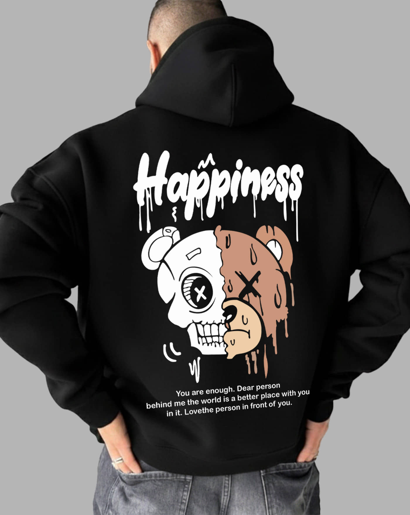 AUSK Fleece Hooded Men's Sweatshirt - Black ( Pack of 1 )