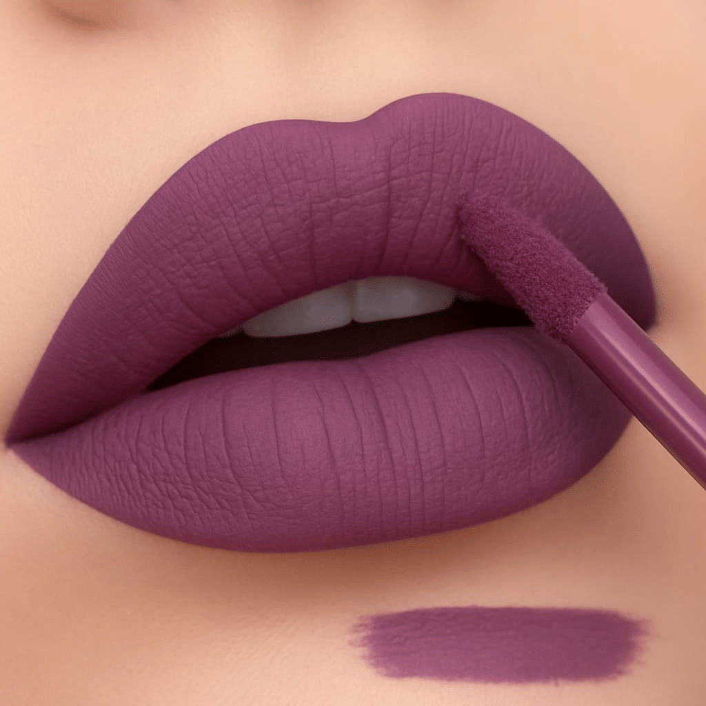 BELLABLOOM Purple Matte Long Lasting Liquid Lipstick ( Pack of 1 )