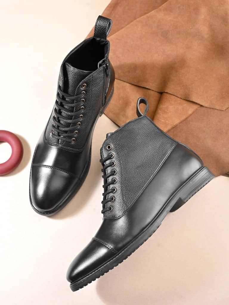 Sir Corbett Black Men's Casual Boots