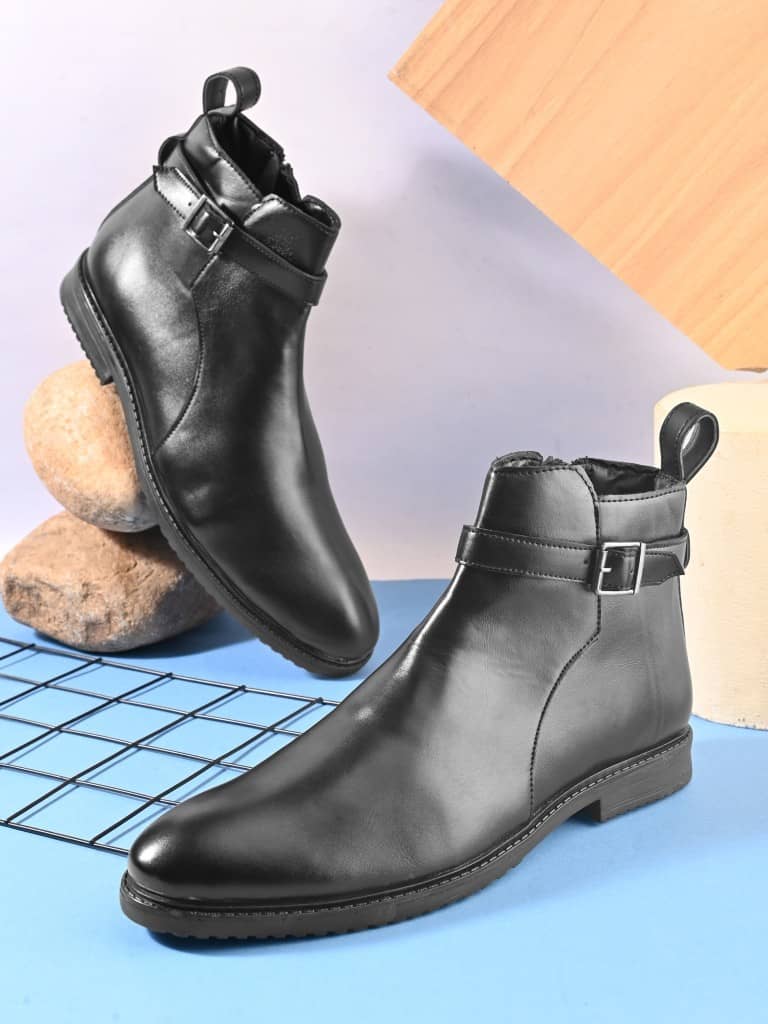 Sir Corbett Black Men's Casual Boots