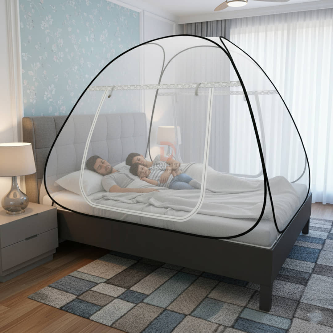 didhiti - Pink Polycotton Foldable Mosquito Net ( Pack of 1 )