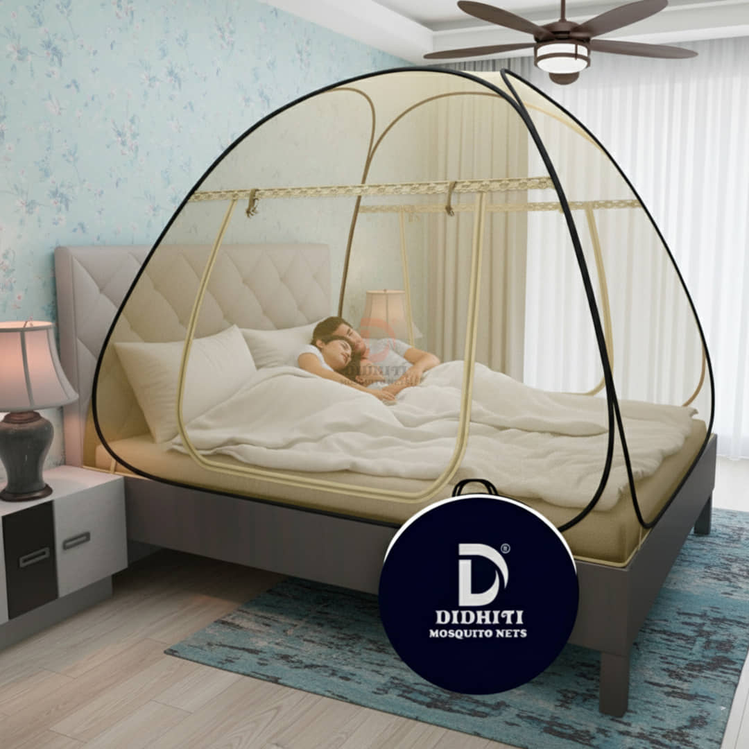 didhiti - Pink Polycotton Foldable Mosquito Net ( Pack of 1 )