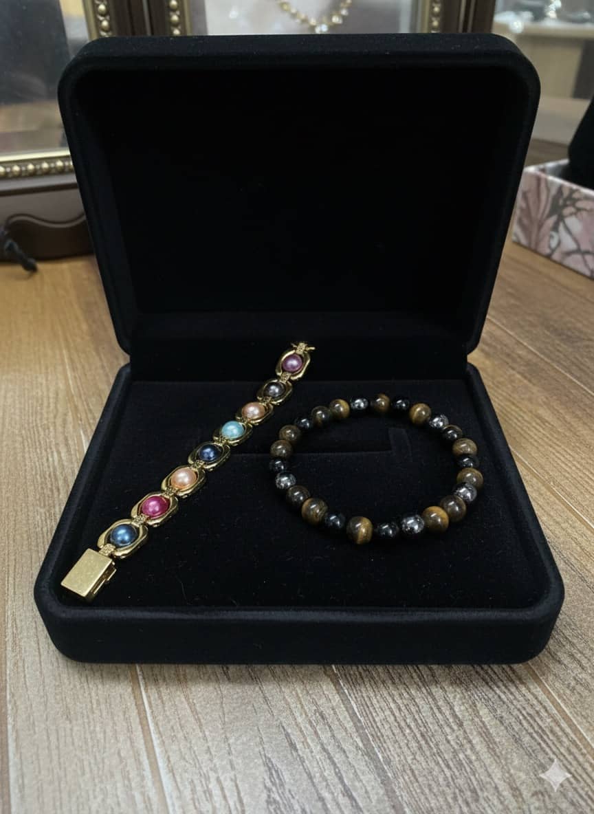 Fadiso Fashion Multicolor Charm Bracelet ( Pack of 2 ) - Bangles & Bracelets | Buy online on ZillyBuy