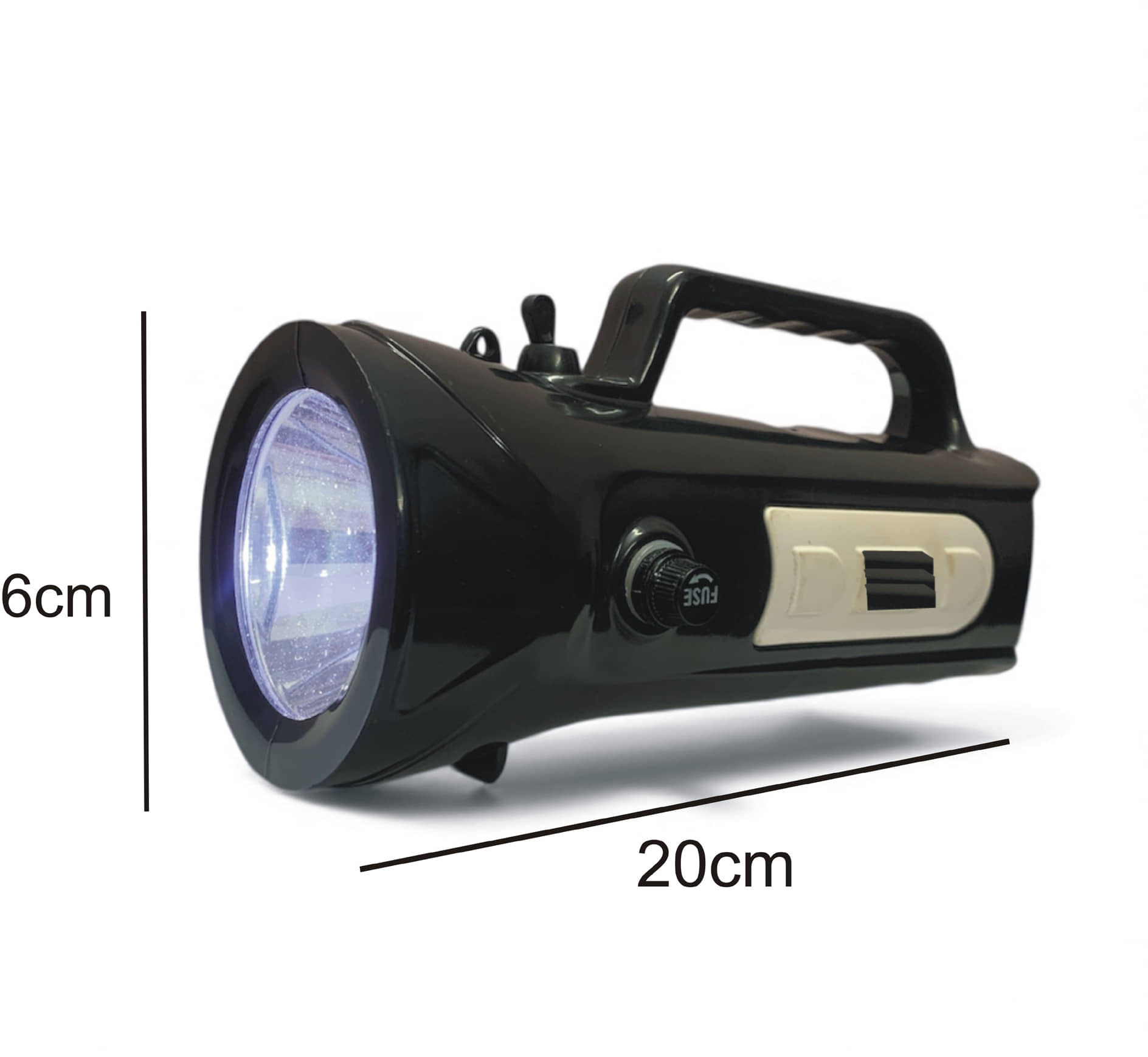 EmmEmm - Above 50W Rechargeable Flashlight Torch ( Pack of 1 ) - Electricals | Buy online on ZillyBuy