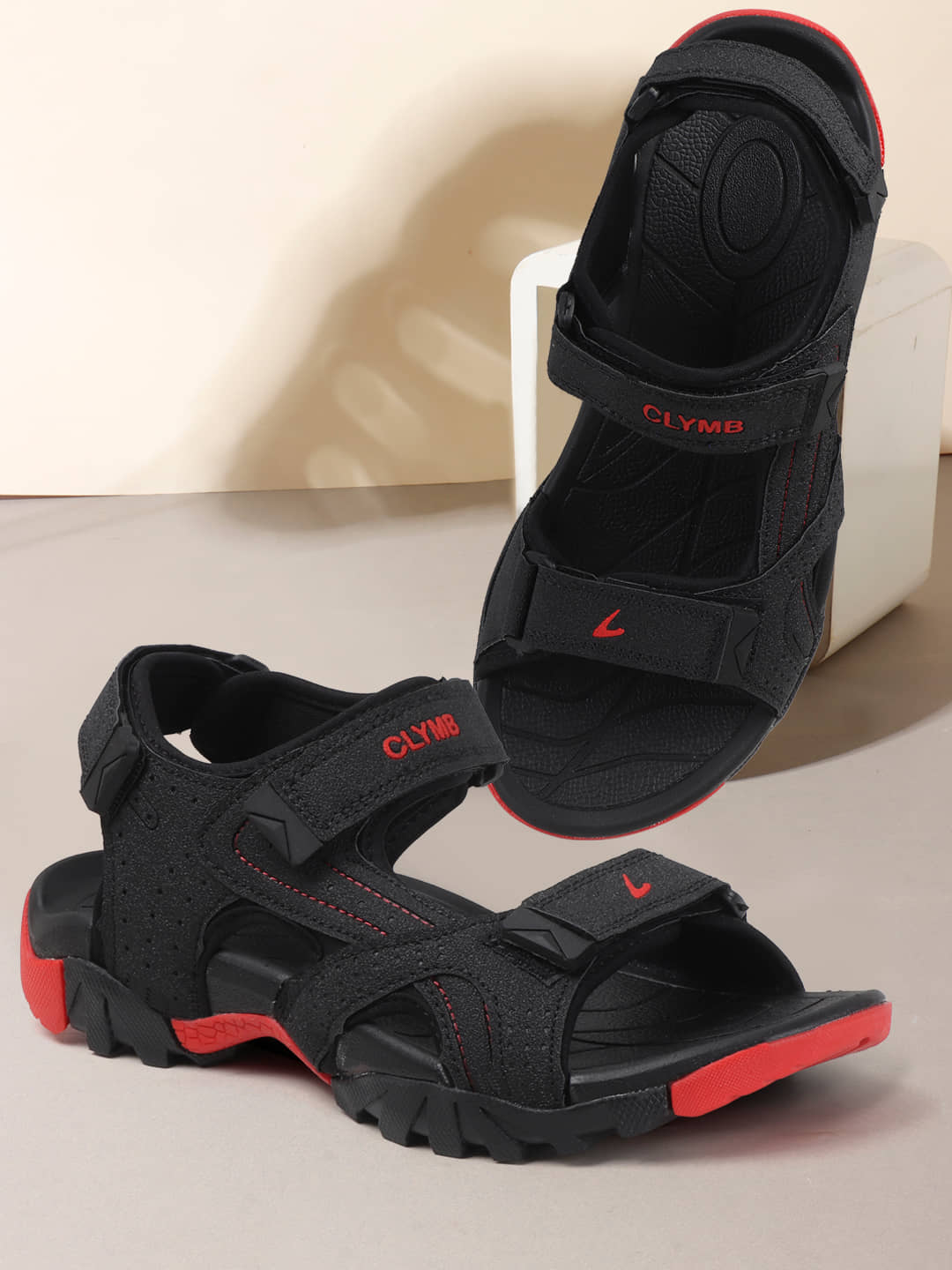 Clymb - Red Men's Sandals