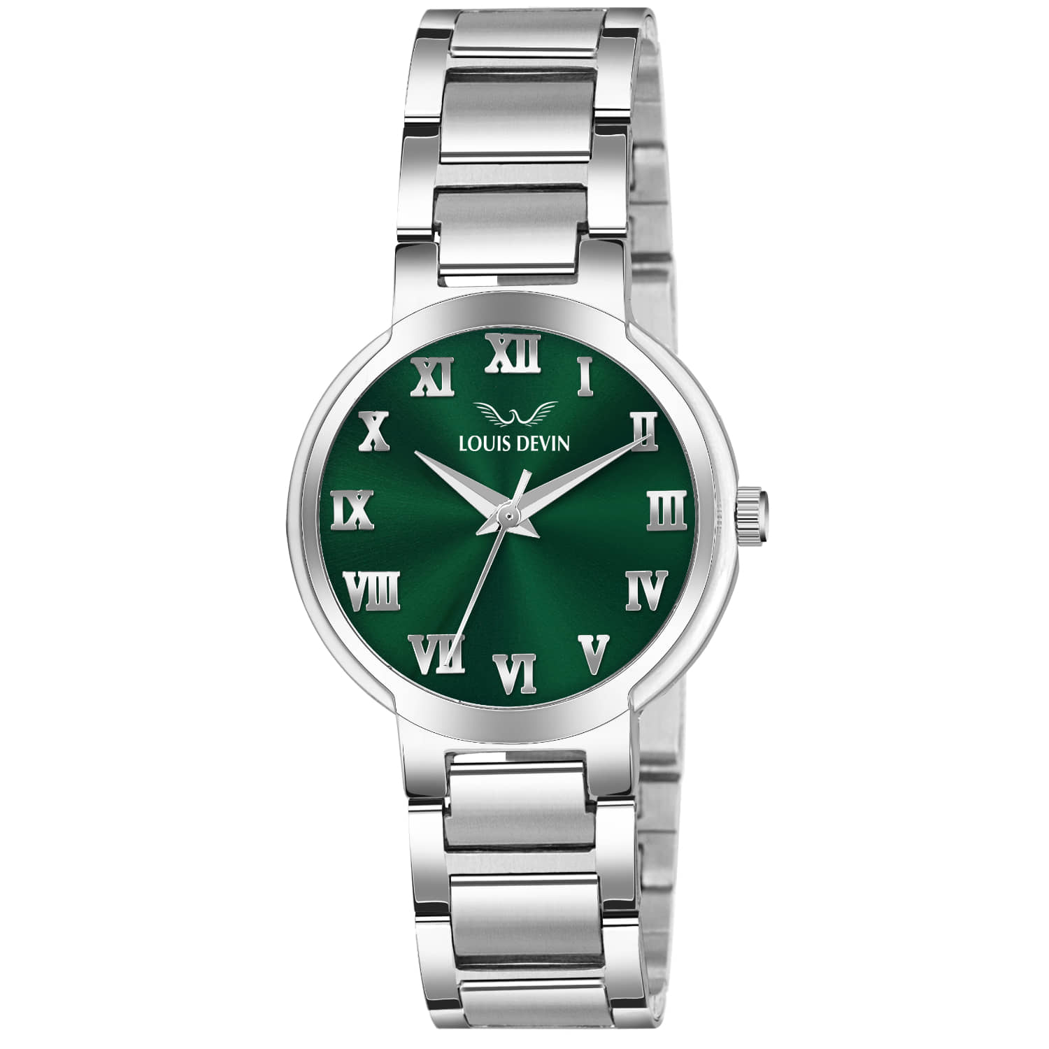 LOUIS DEVIN Silver Metal Analog Womens Watch