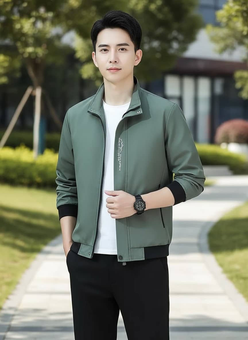 TAZO Nylon Men's Casual Jacket - Olive ( Pack of 1 ) - Jackets & Coats | Buy online on ZillyBuy