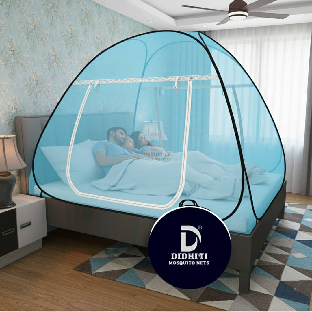 didhiti - Pink Polycotton Foldable Mosquito Net ( Pack of 1 )