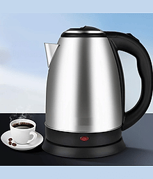 BRAMHANI Black 1.5 litres Stainless Steel Multifunctional Kettle