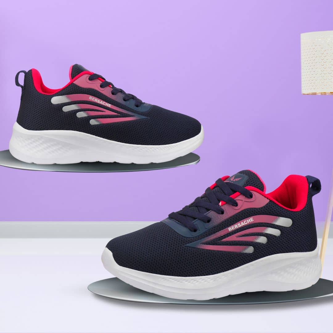 Bersache Red Women's Sneakers - Casual Shoes | Buy online on ZillyBuy
