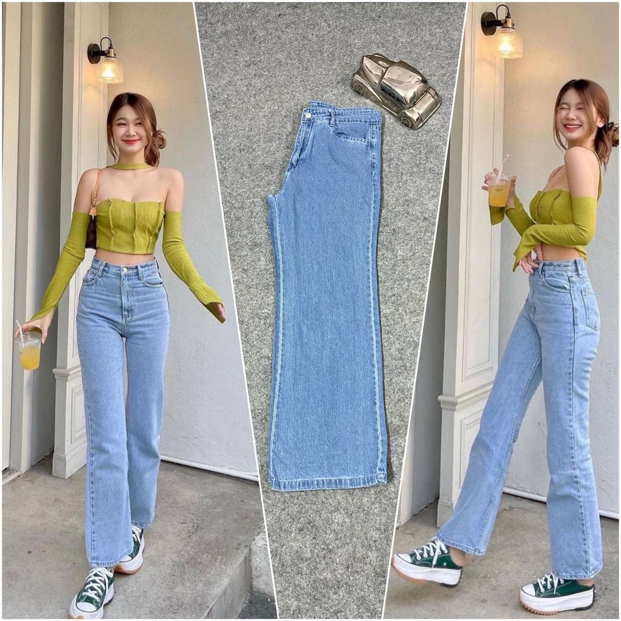 Gazal Fashions Women's Baggy High-Rise Jeans ( Ice Blue ) - Jeans | Buy online on ZillyBuy