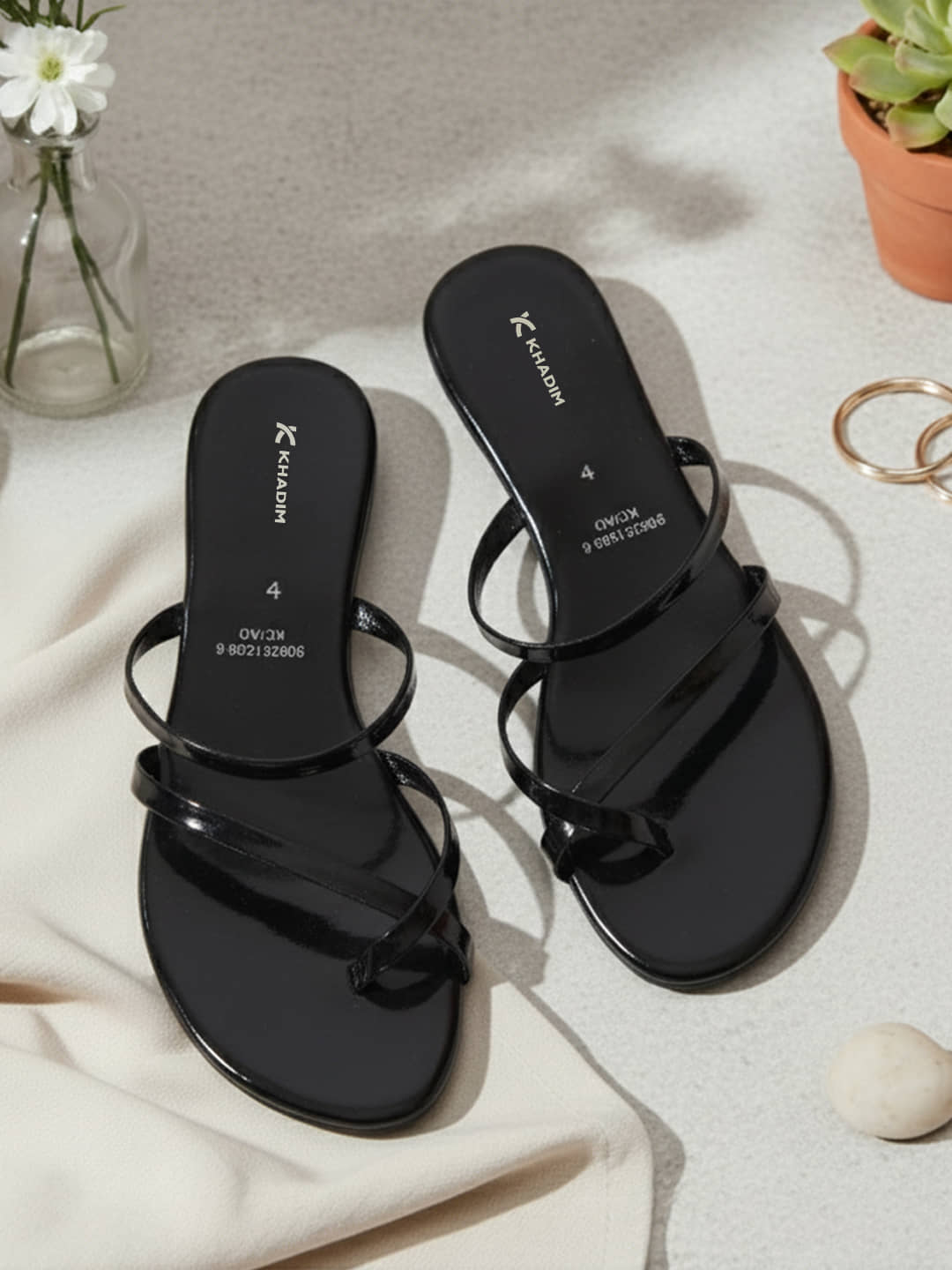 KHADIM Black Women's Flats