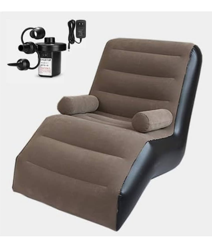 QMKT Inflatable Sofa for indoor/outdoor (with air pump) (Mix color) Multi Color Sleeping Bags