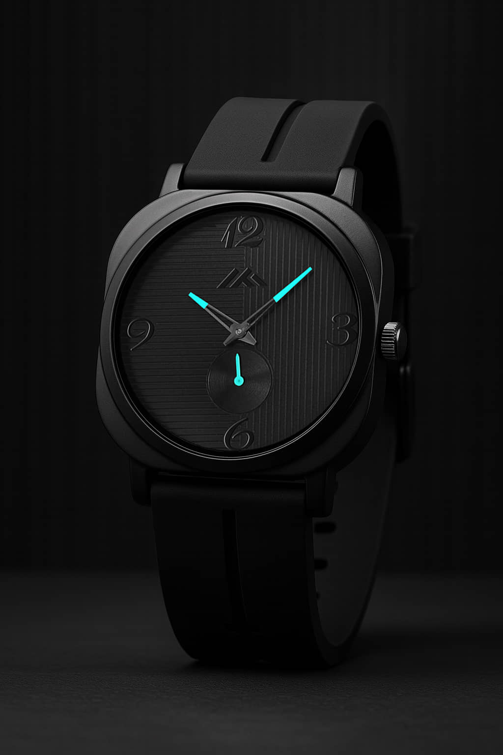 Trex Black Silicon Analog Men's Watch