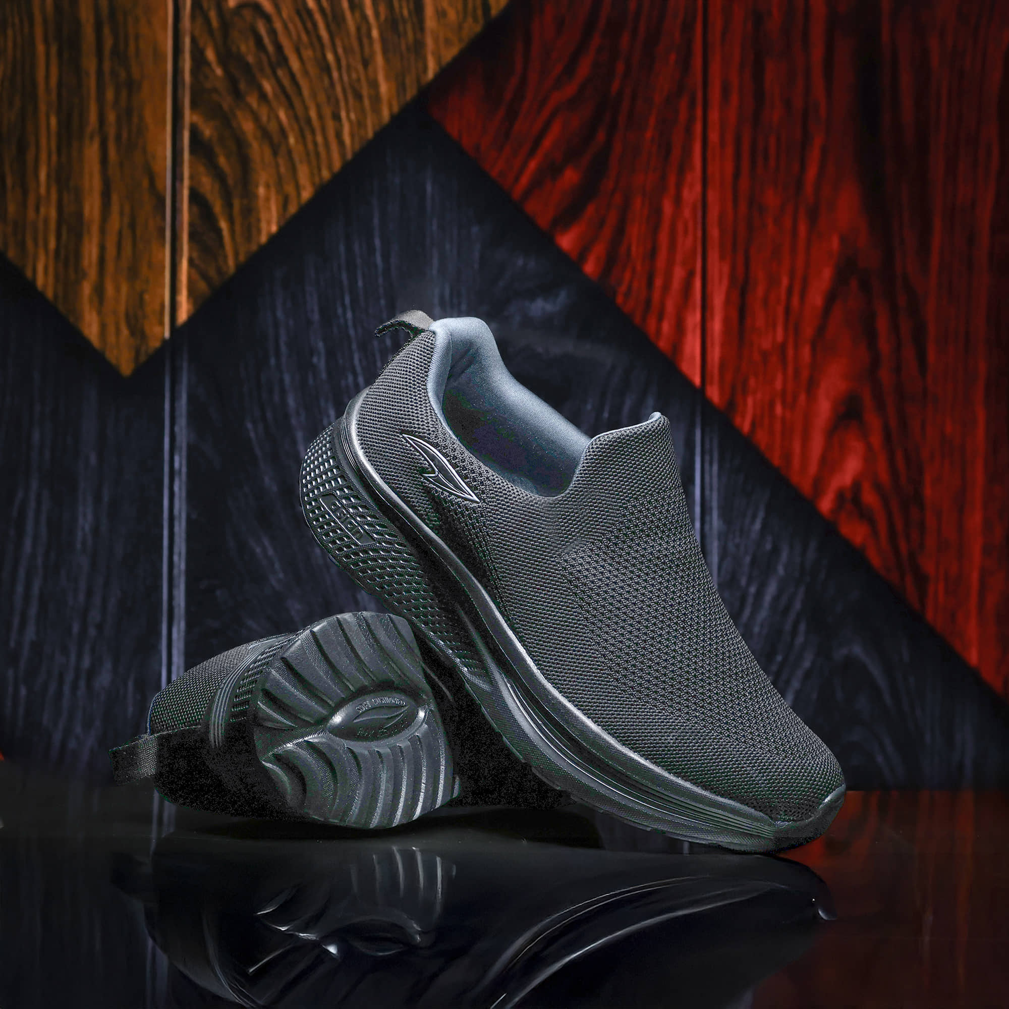 ASIAN WONDERWALK-12 Black Men's Slip-on Shoes - Casual Shoes | Buy online on ZillyBuy