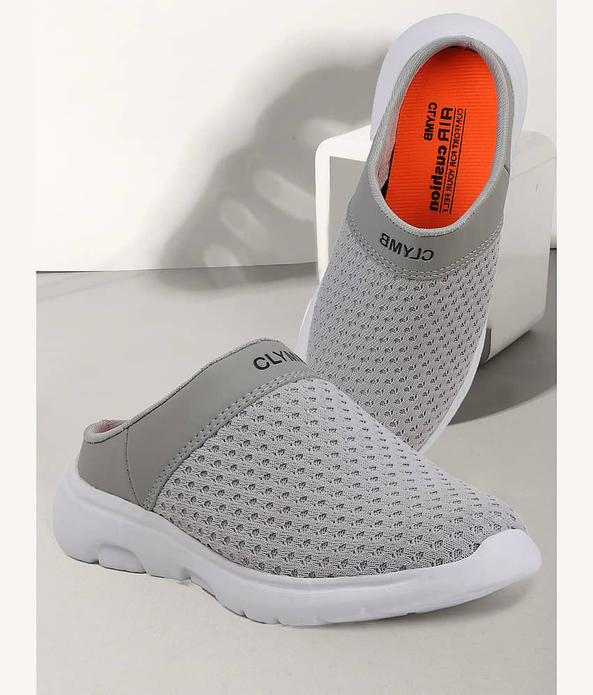 Clymb Bantu Grey Men's Slip-on Shoes - Casual Shoes | Buy online on ZillyBuy