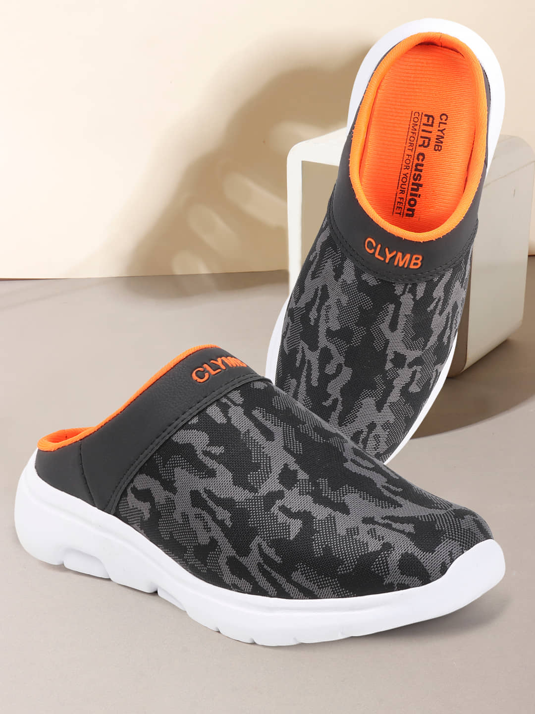 Clymb Bantu Grey Men's Slip-on Shoes - Casual Shoes | Buy online on ZillyBuy
