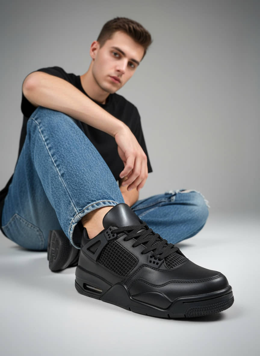 Fashion Victim Black Men's Sneakers - Casual Shoes | Buy online on ZillyBuy