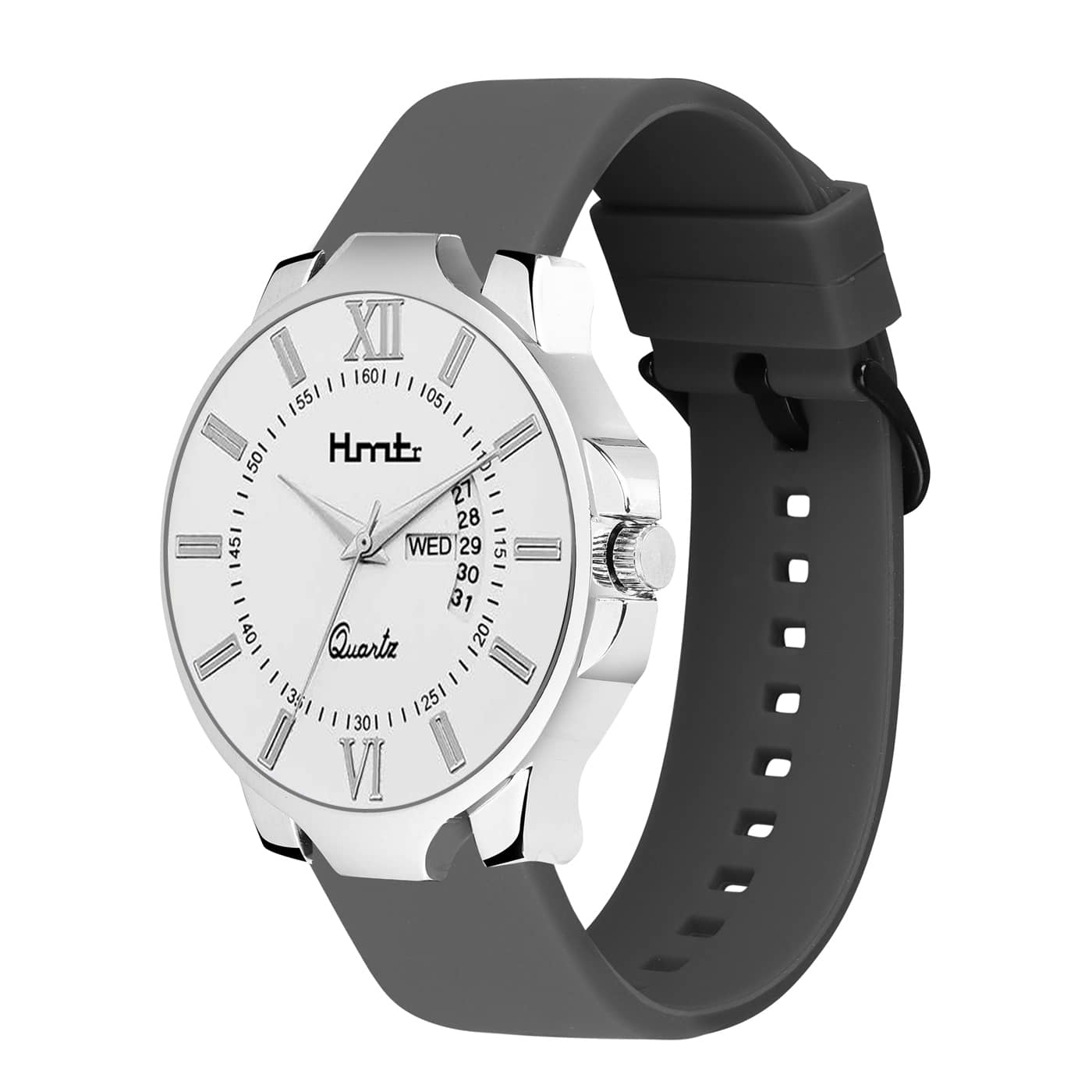 HMTr Black Silicon Analog Men's Watch