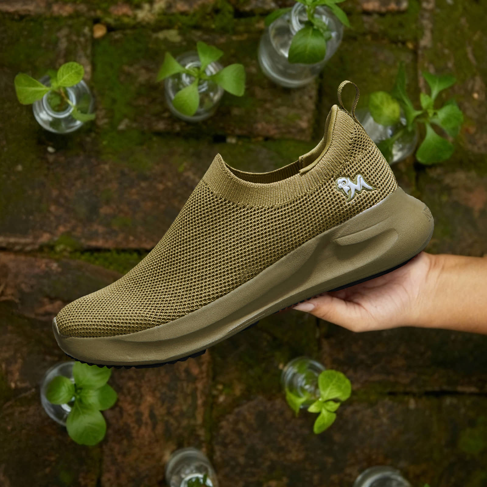 Neemans Olive Men's Slip-on Shoes - Casual Shoes | Buy online on ZillyBuy