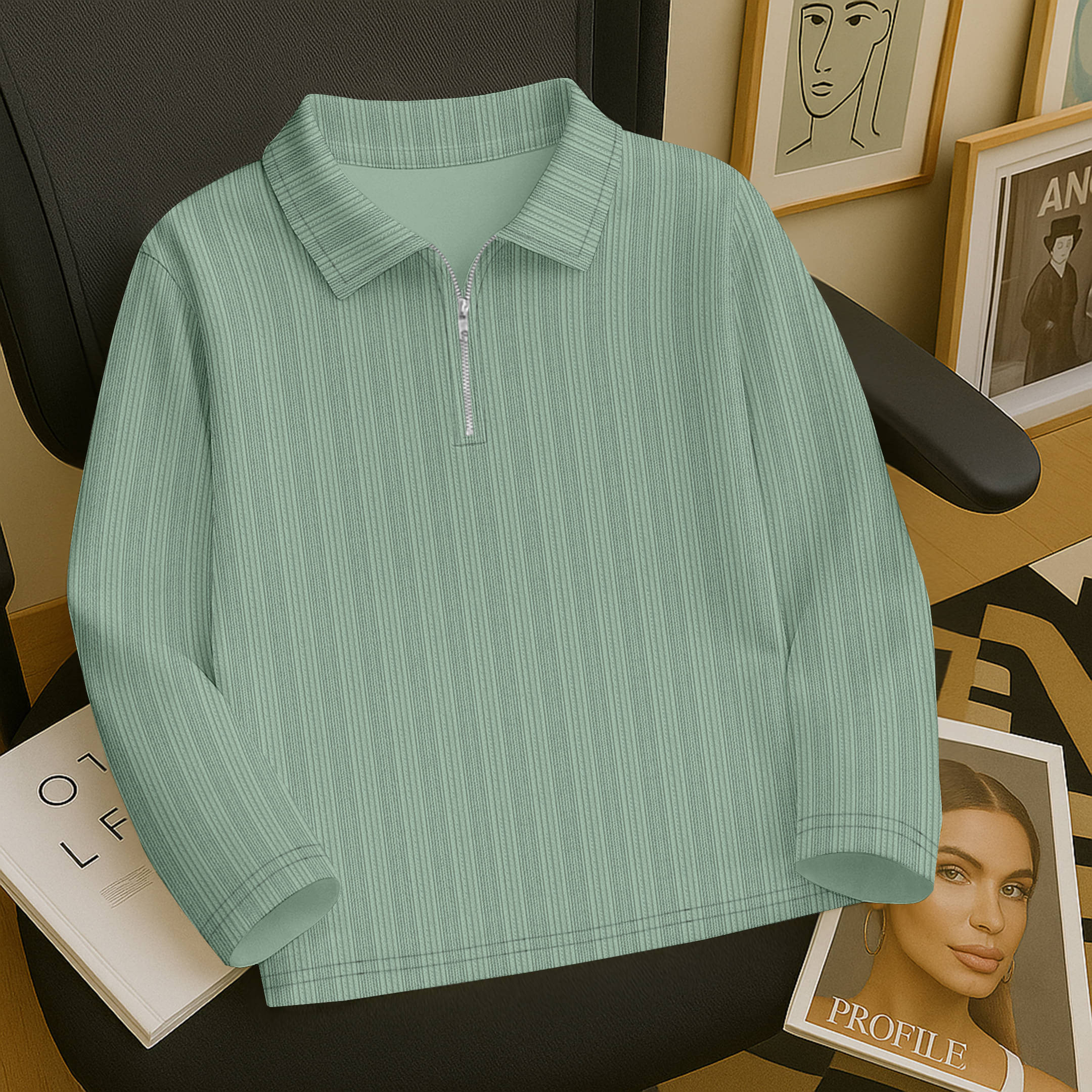 KAJARU Men Polyester Regular Fit Self Design Polo T Shirt ( Sea Green ) KAJARU Men Polyester Regular Fit Self Design Polo T Shirt ( Sea Green )